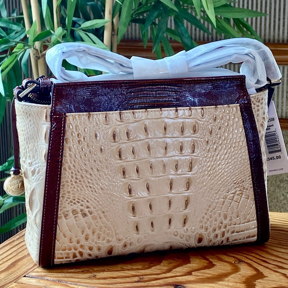 🐞🍃ADORABLE SANDSTONE LADYBIRD HILLARY Brahmin CROSSBODY🐞🍃NWT - Picture 10 of 13